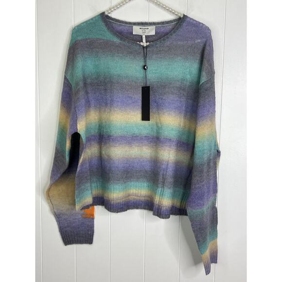 NWT Free People x One Teaspoon Gradual Dusk Sweater Size Large - Picture 3 of 10